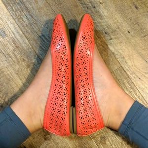 Lucky Brand Peach Flats